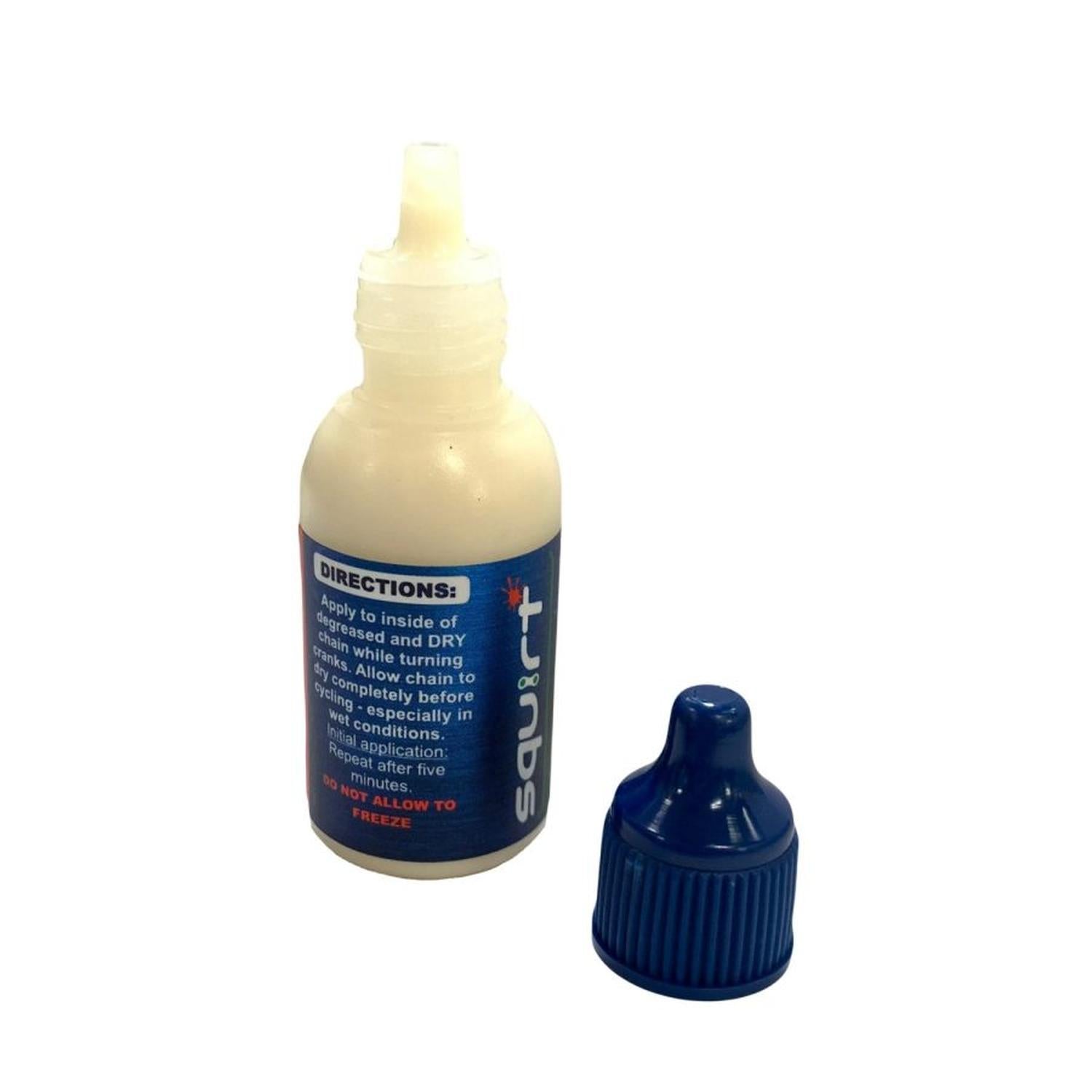 Lubricante Squirt 15ml Cera Larga Duración para Bicicleta MTB y Ruta