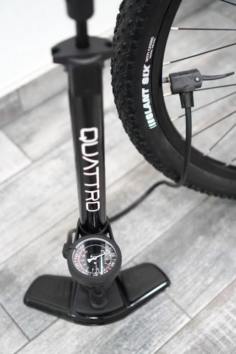 Bomba De Aire Para Bicicleta Quattro Sport Classic 160 Psi-thumbmail-7