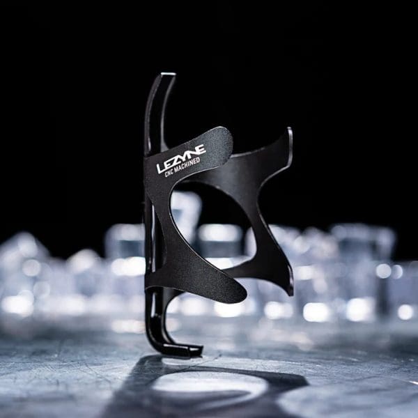 Porta Ánfora Lezyne CNC AL de Aluminio Negro, Azul y Rojo-thumbmail-4