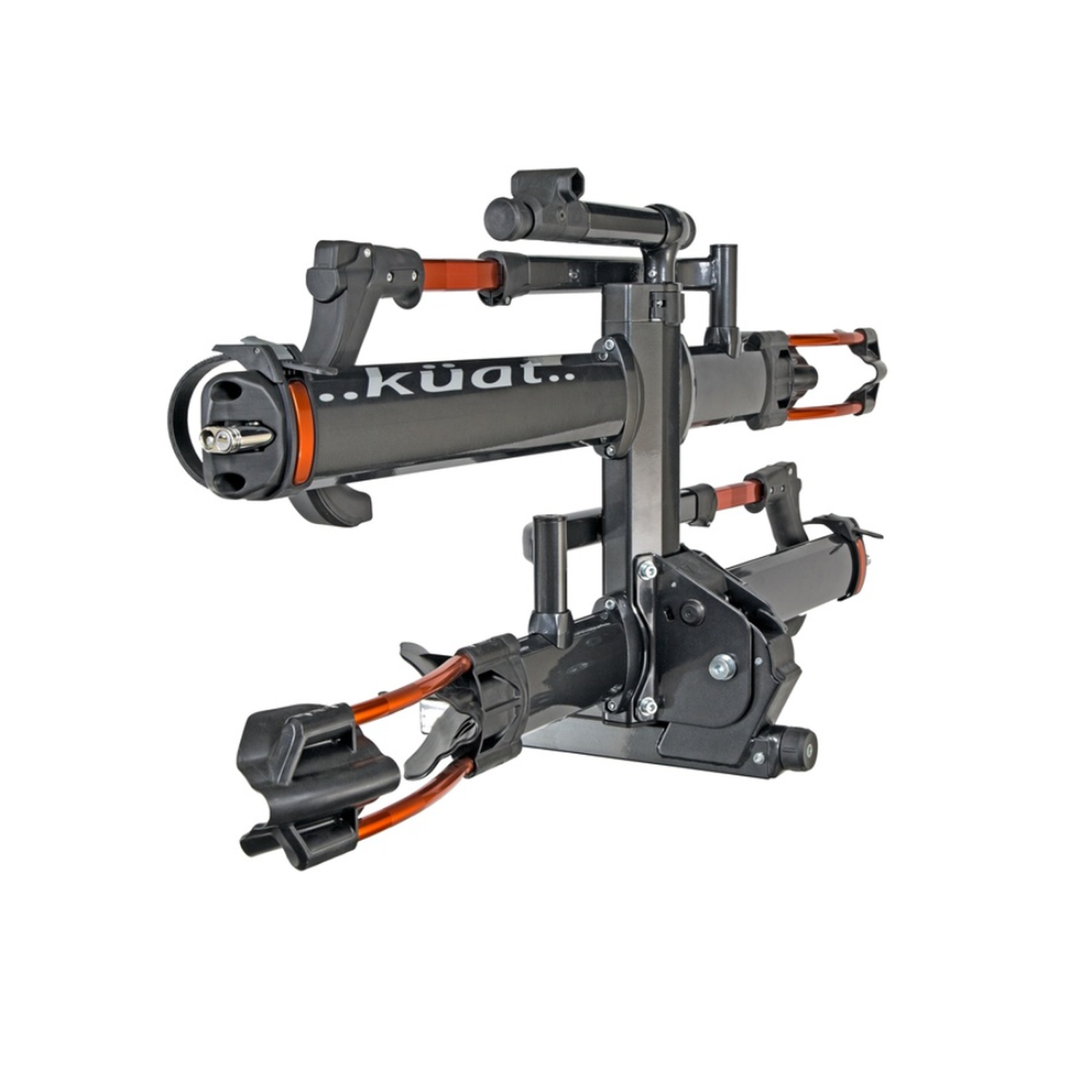 Rack Portabicicletas Kuat NV 2.0 de 2" Negro y Gris y Naranja