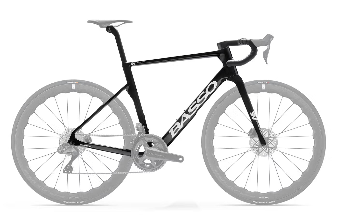 Cuadro Basso Sempre Veloce Pure Black 56 |Cuadro Original Italiano