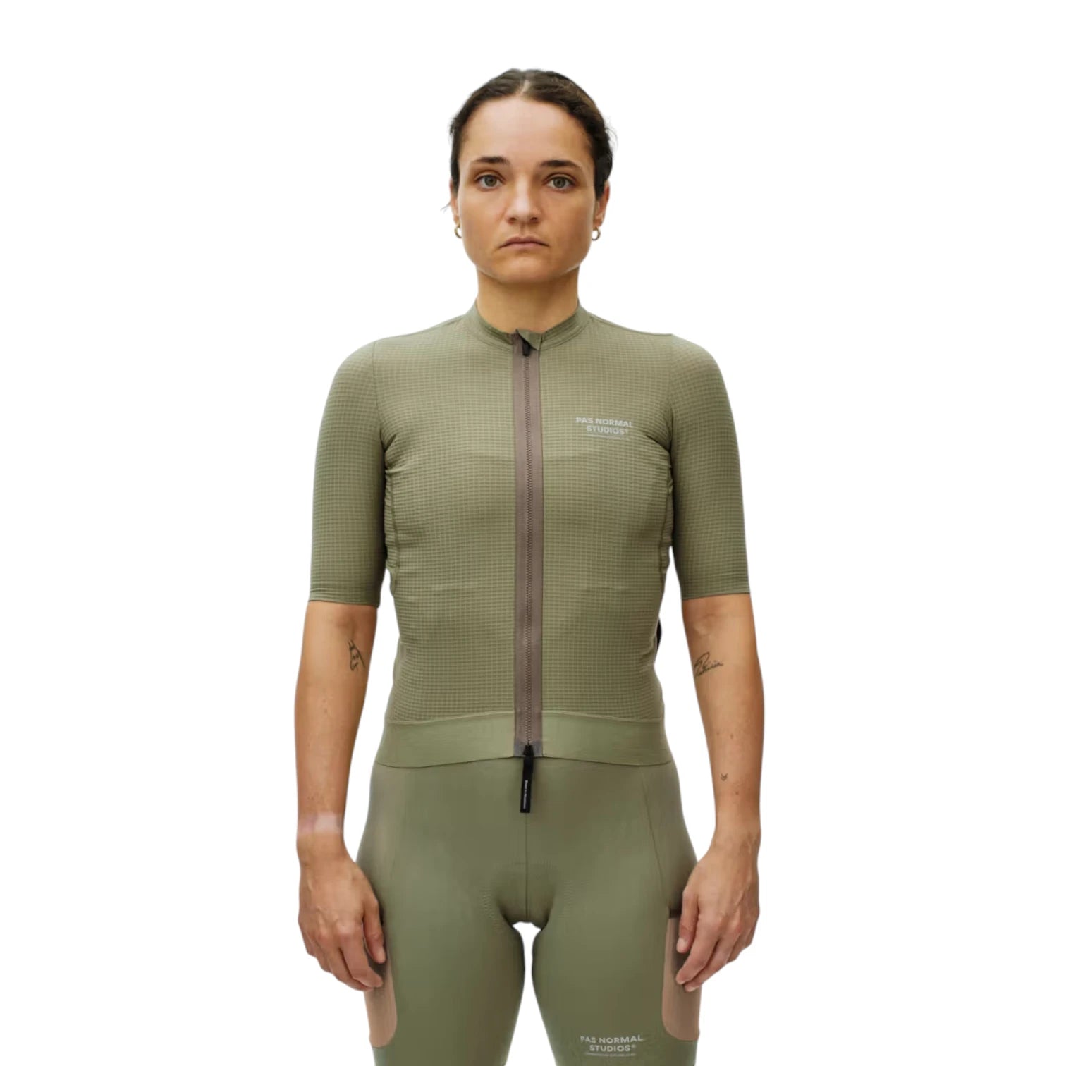 Pas Normal Studios Mujer Escapism Jersey Light Olive-thumbmail-3
