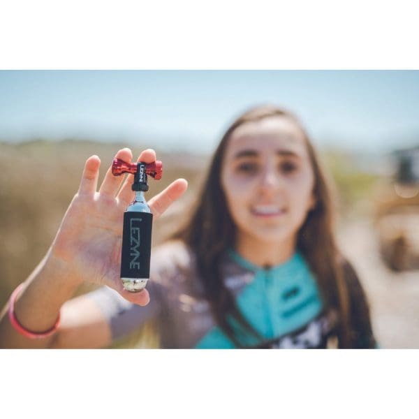 Dispensador Lezyne Co2 Control Drive 25G Rojo