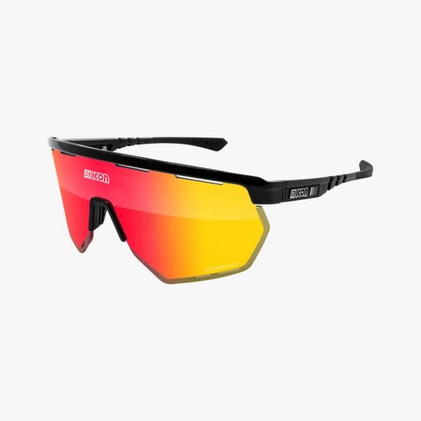 Lentes Scicon Aerowing Negro Rojo con protección UVA/UVB Fotocromático