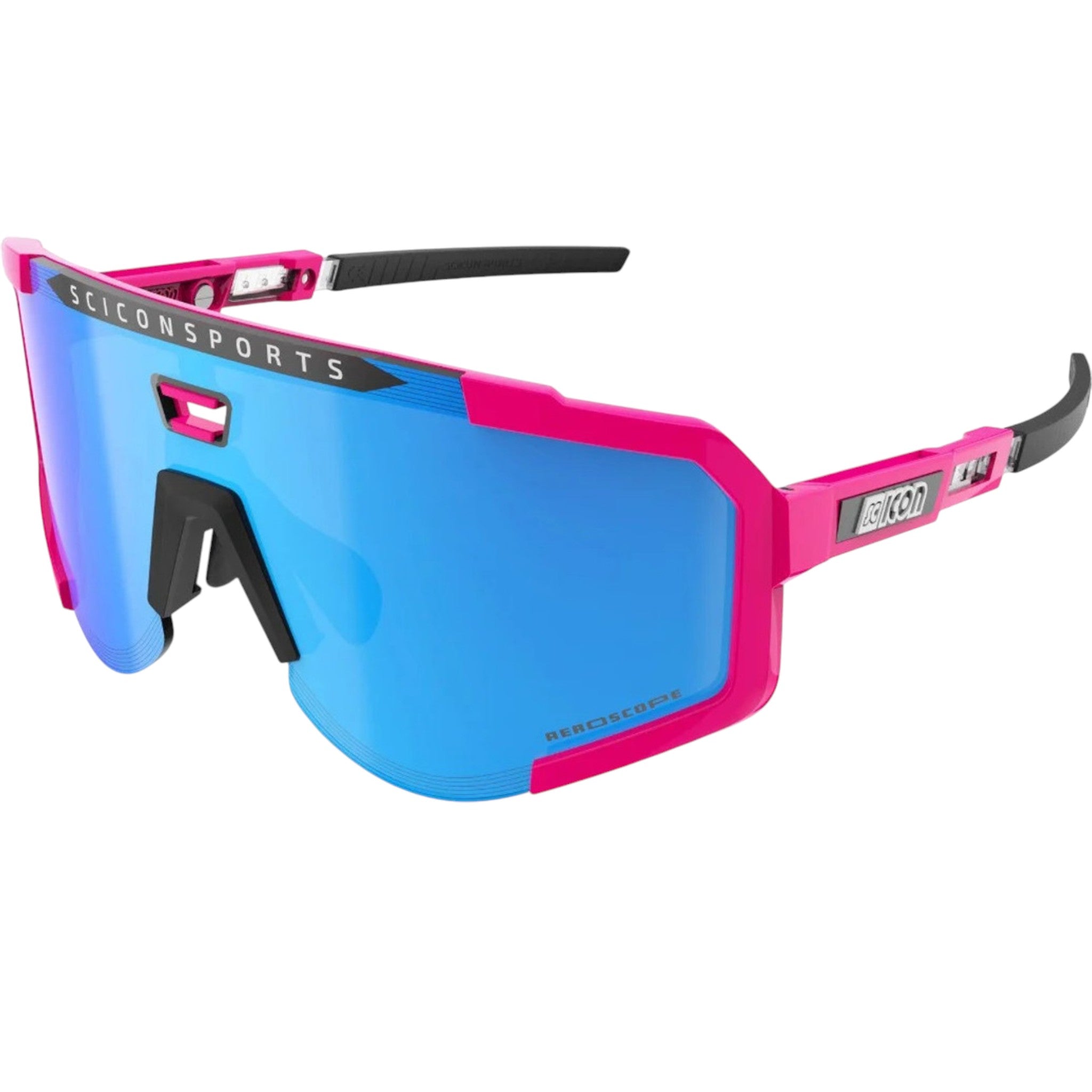 Lentes Scicon Aeroscope Pink Flou/Multimirror Blue