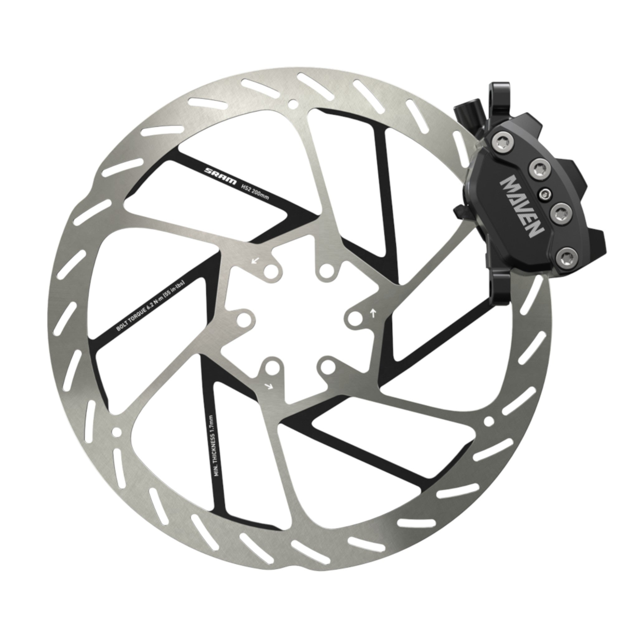 Freno Hidráulico SRAM Maven Base 2000mm 4 Pistones para MTB-thumbmail-6